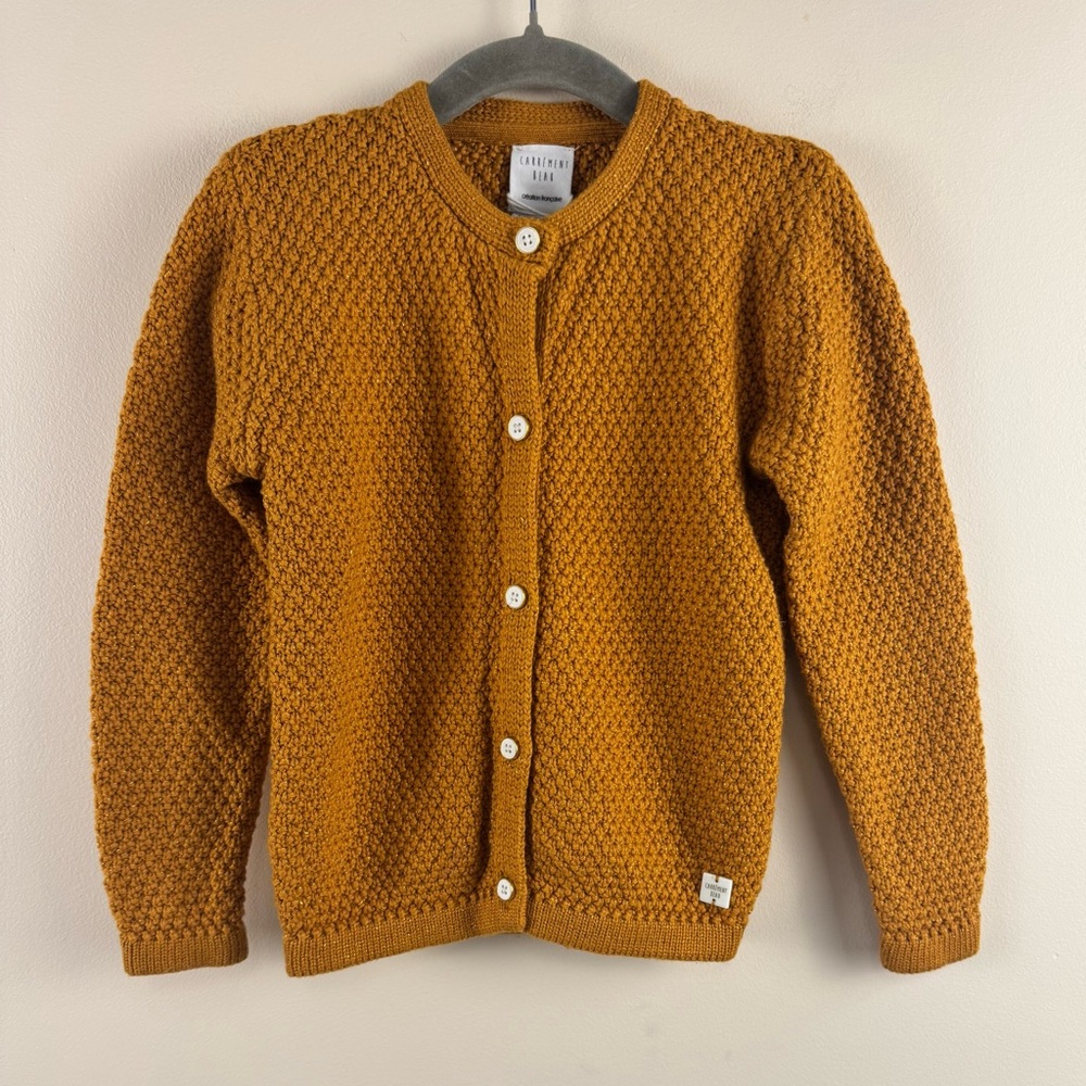 Carrément Beau Cardigan in Golden Mustard